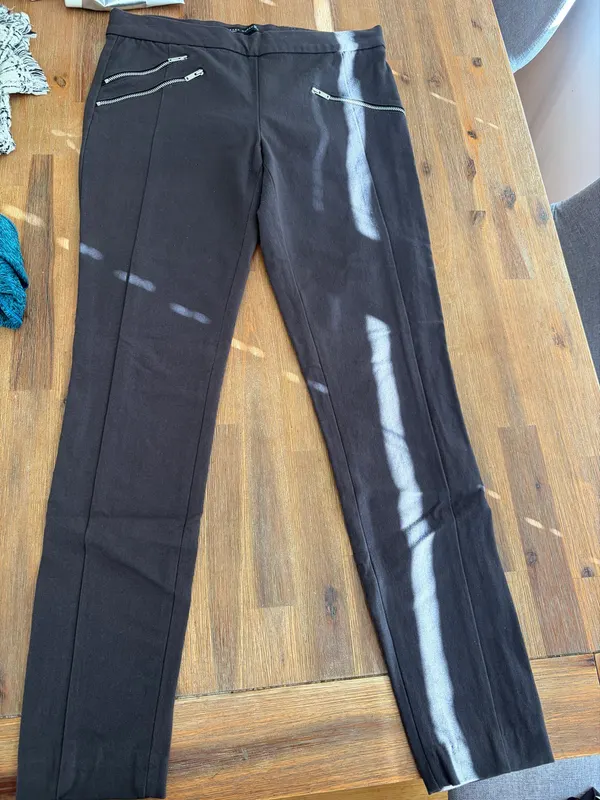 Zara grey skinny trousers size 8
