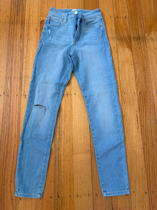 Just jeans high rise waisted skinny jeans size 6