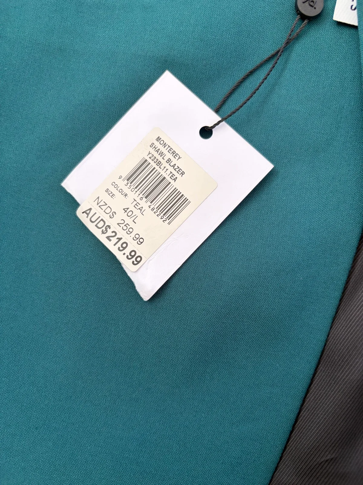 YD teal tuxedo BNWT size L – photo 2