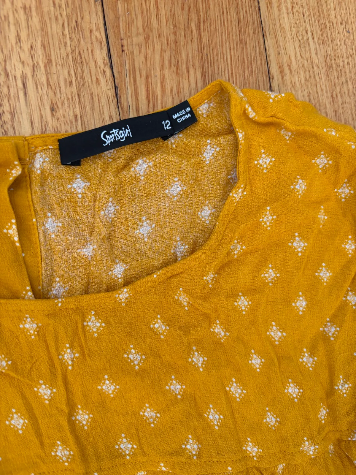Sportsgirl boho peasant blouse size 12 – photo 2