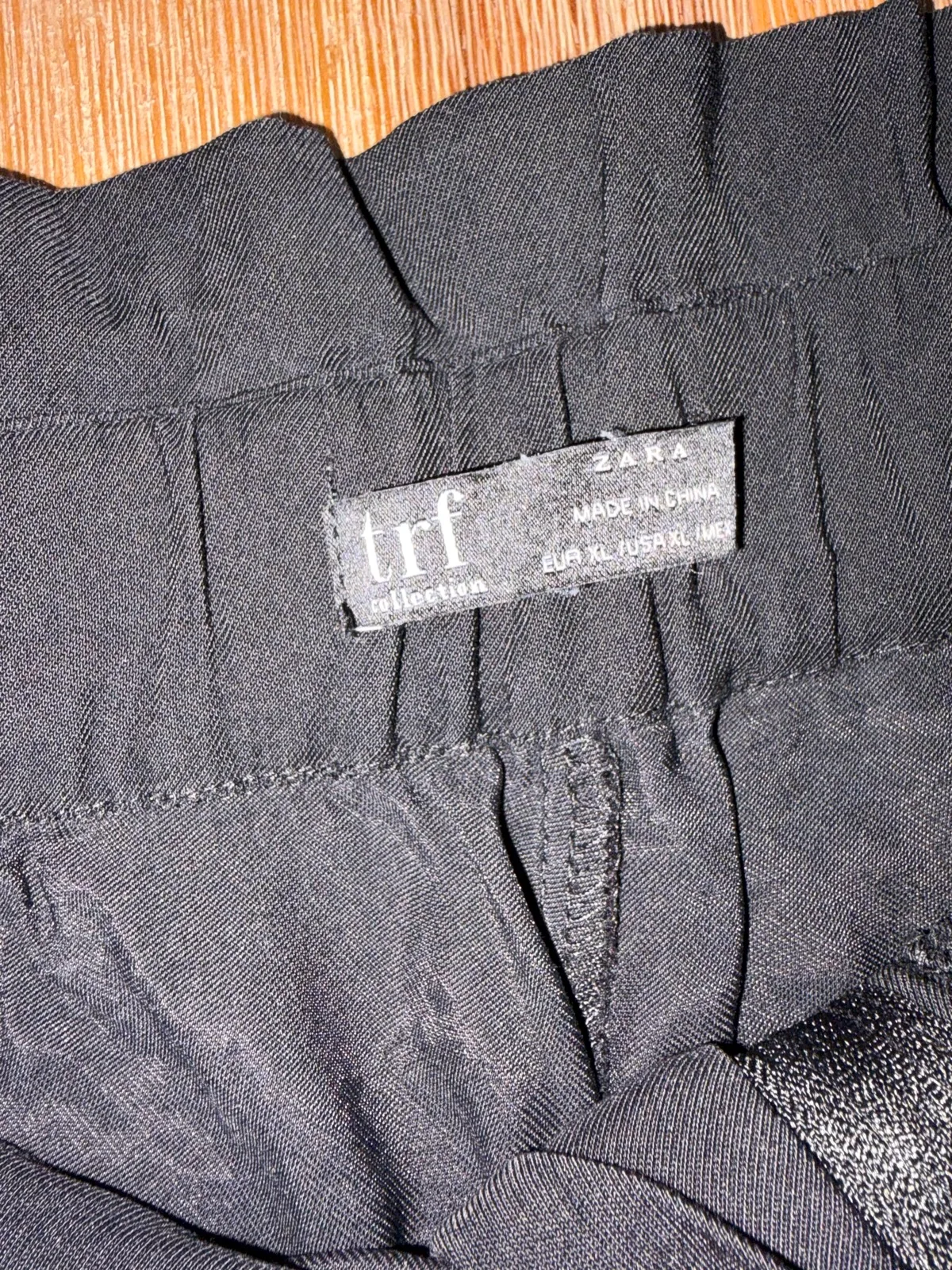 Zara paperbag trousers size xl — photo 3