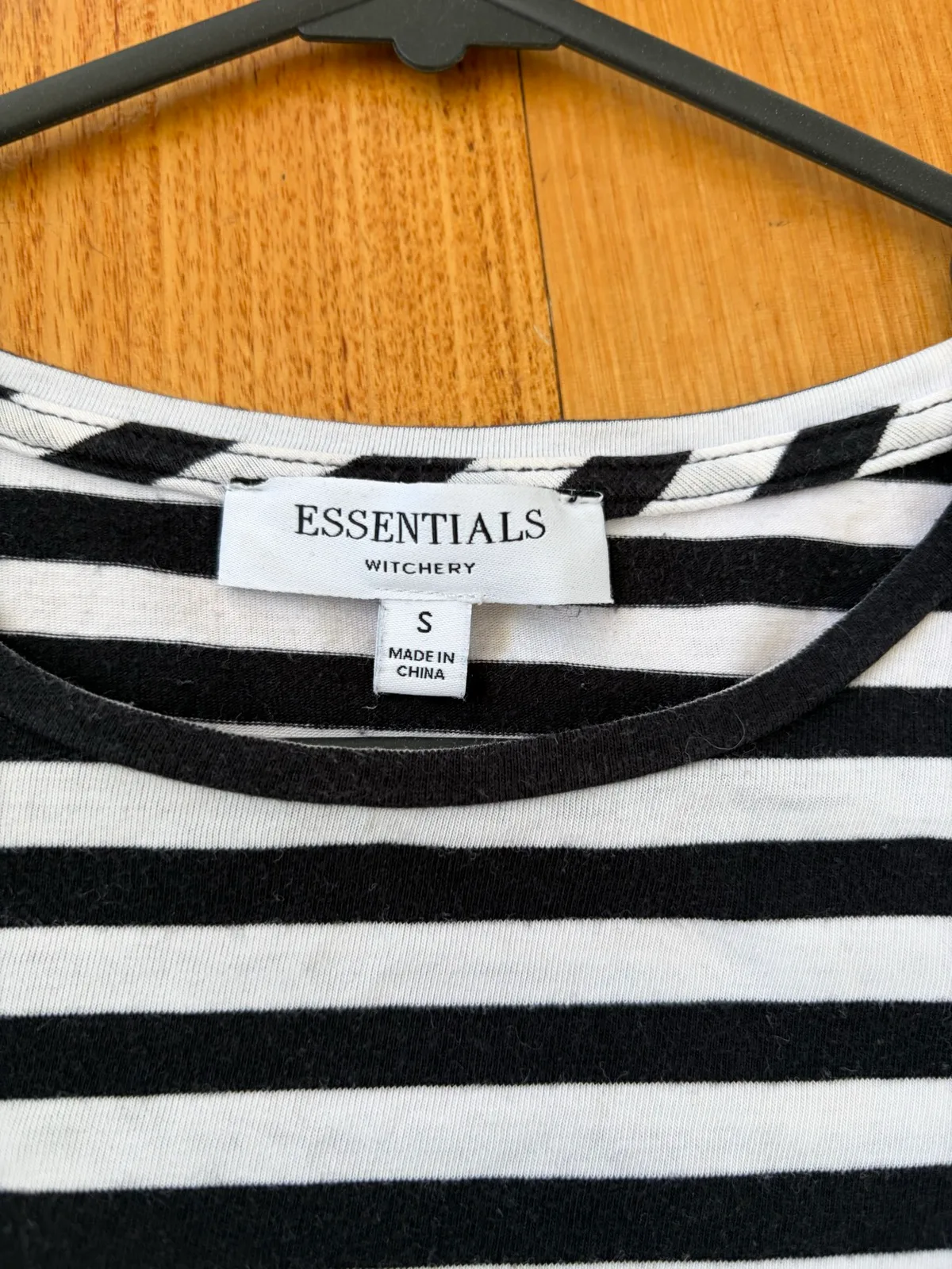 Witchery essentials striped top size s — photo 2