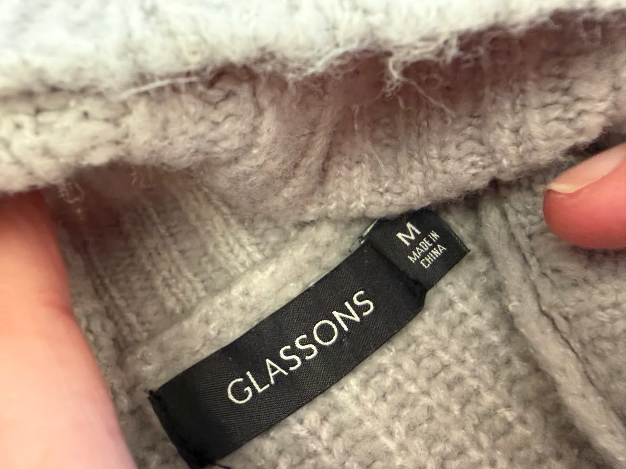 Glassons cropped knit turtleneck size m – photo 2