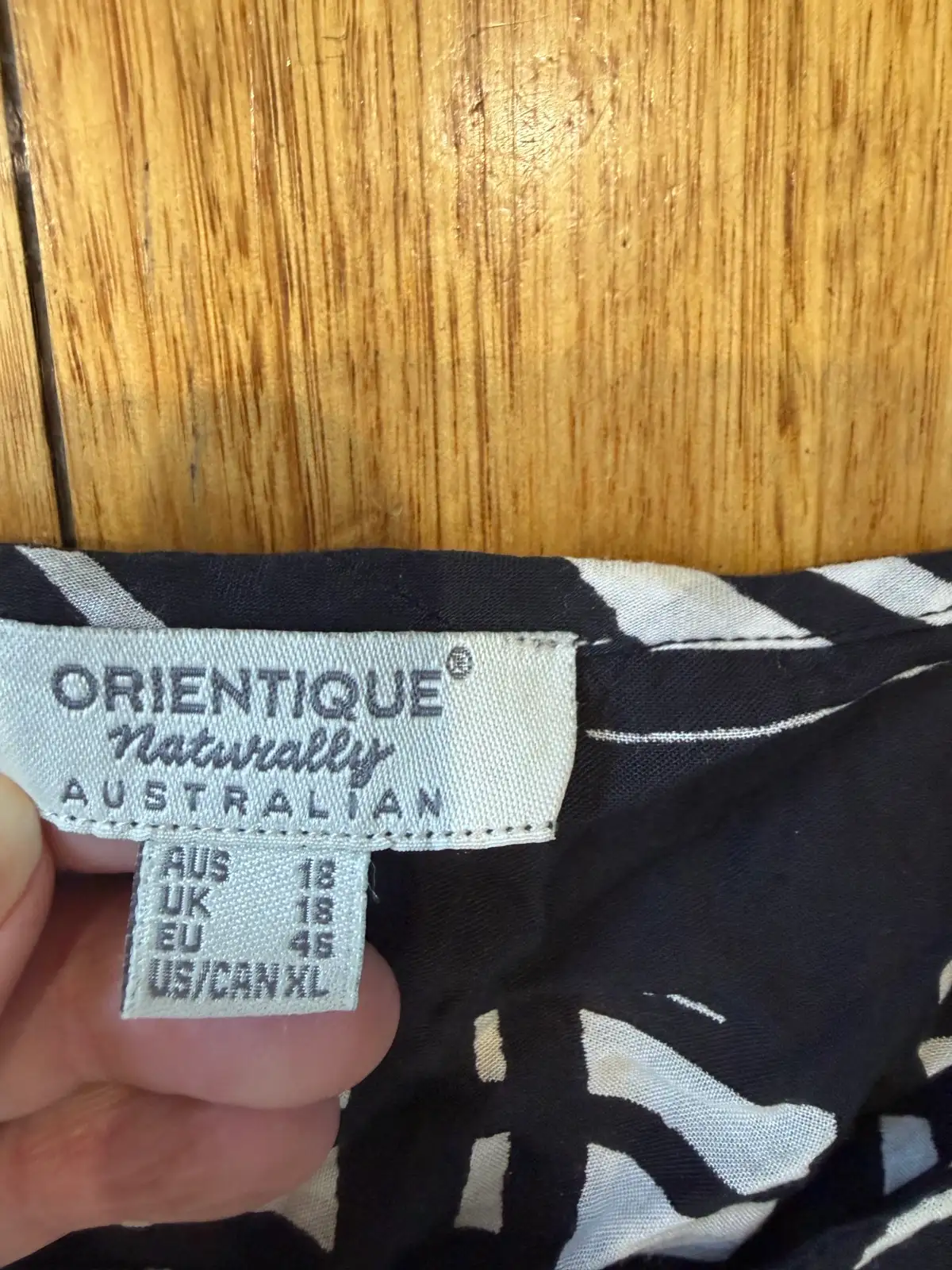 Orientique abstract geo print shift dress size 18 – photo 2