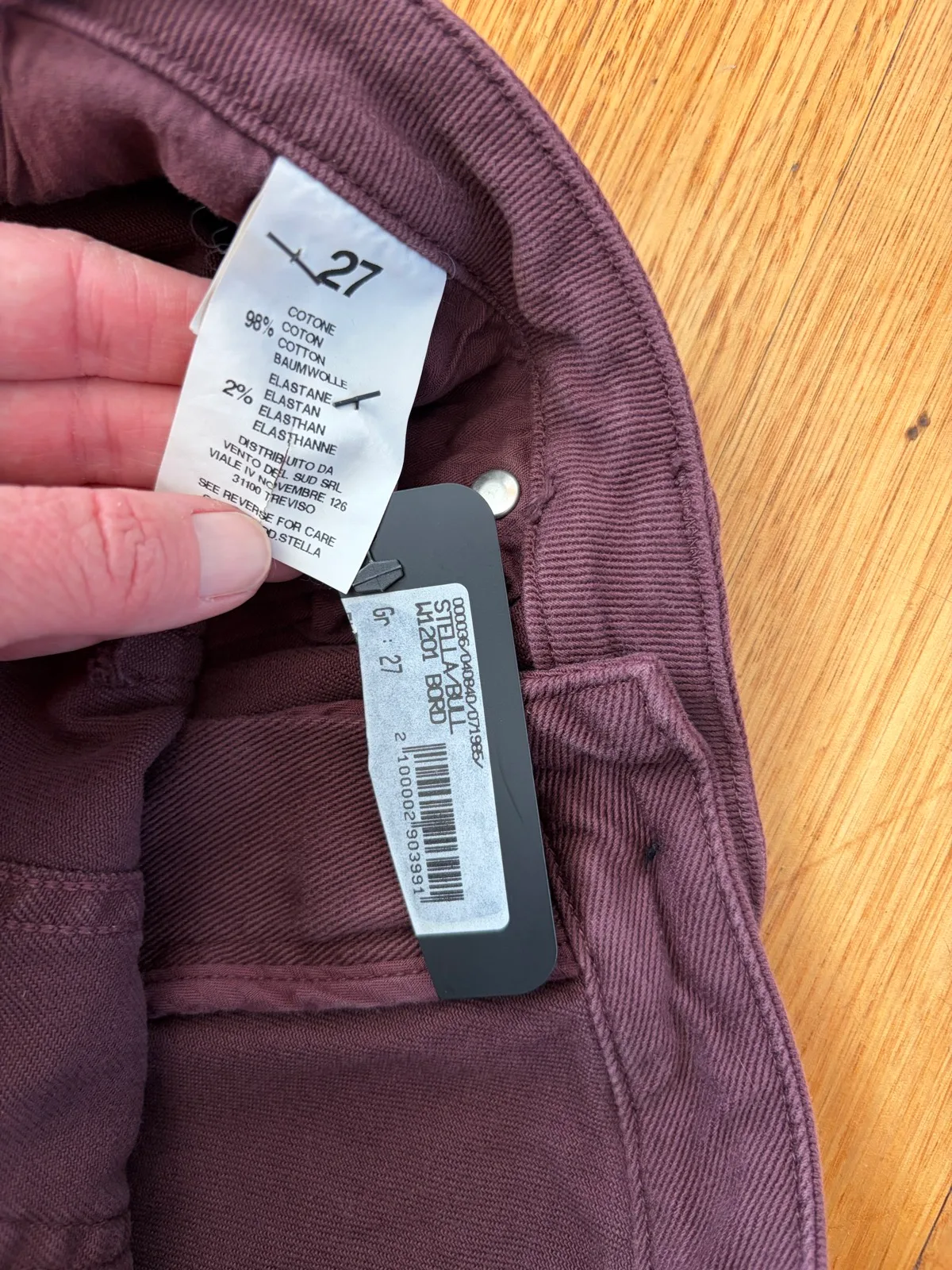 True NYC plum slim fit distressed jeans size 27 (8) – photo 4