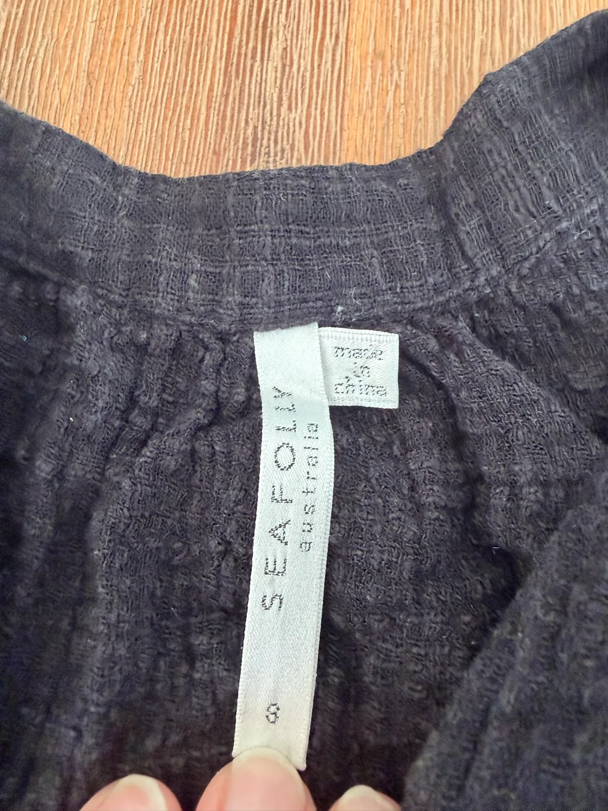 Seafolly crinkle cotton cover up size 8 — photo 2