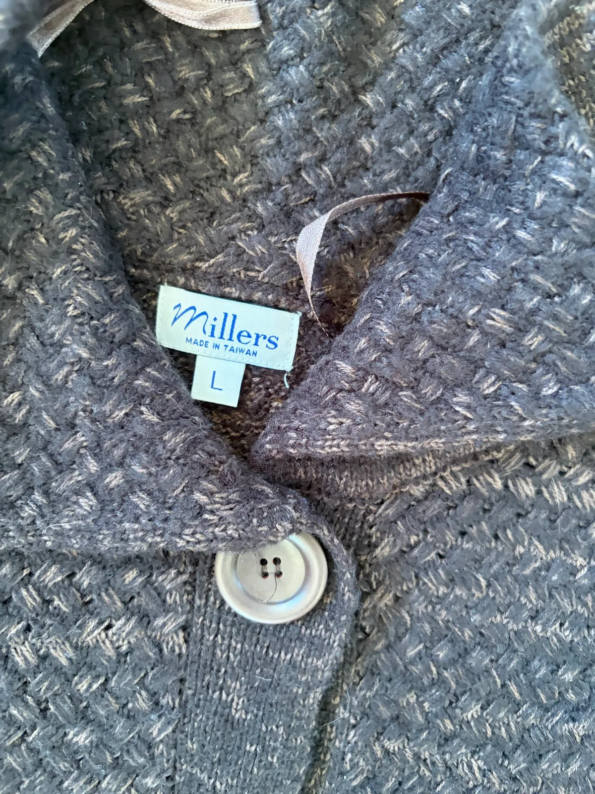 Vintage millers button front cardigan size L – photo 2