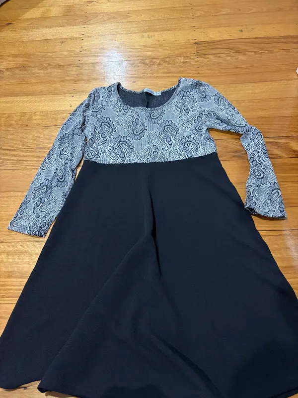 Suite boutique long sleeve A line midi dress size 14