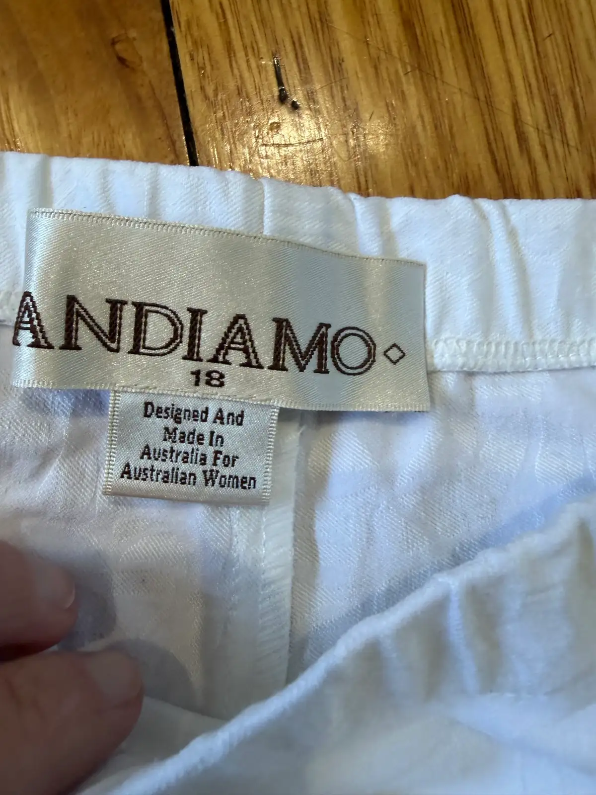 Andiamo pull on cropped capri pants size 18 – photo 4