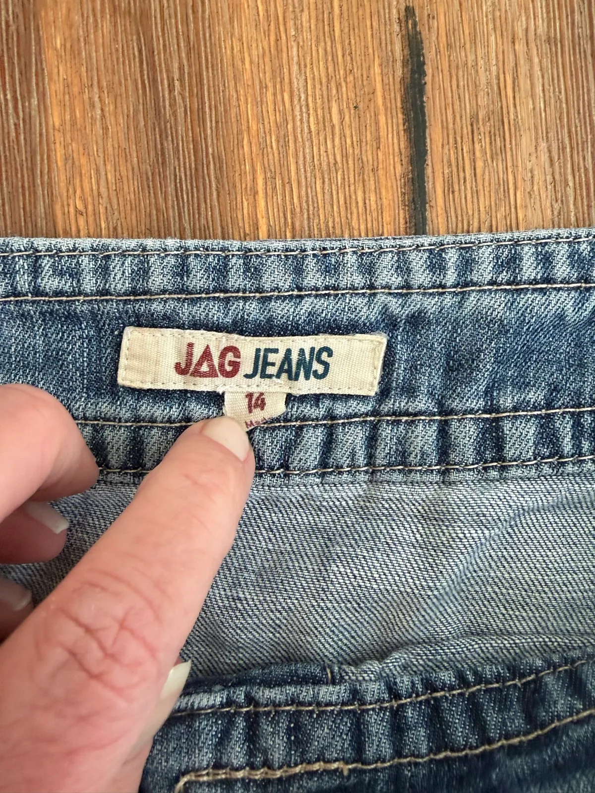 Jag jeans knee length skirt size 14 – photo 2