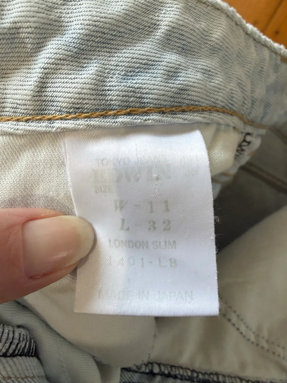 Vintage Edwin London slim jeans size 11 – photo 3