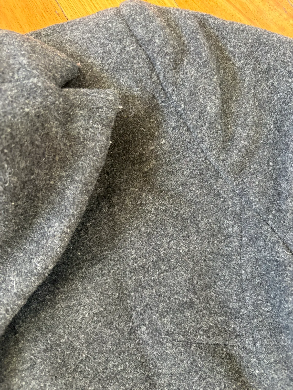Vintage coordin8ght charcoal single breasted coat size 10 – photo 5