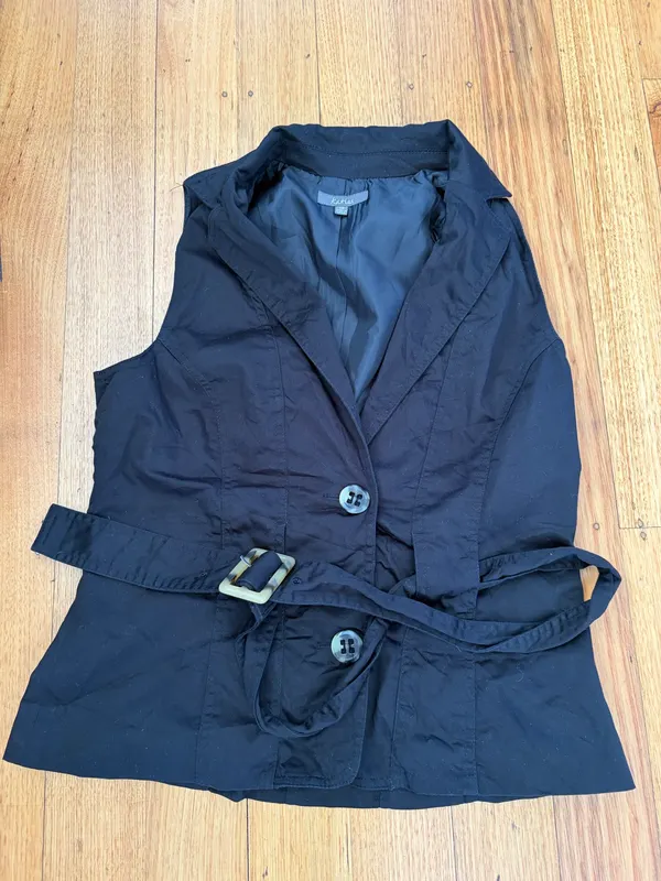 Katies sleeveless belted vest top size 12