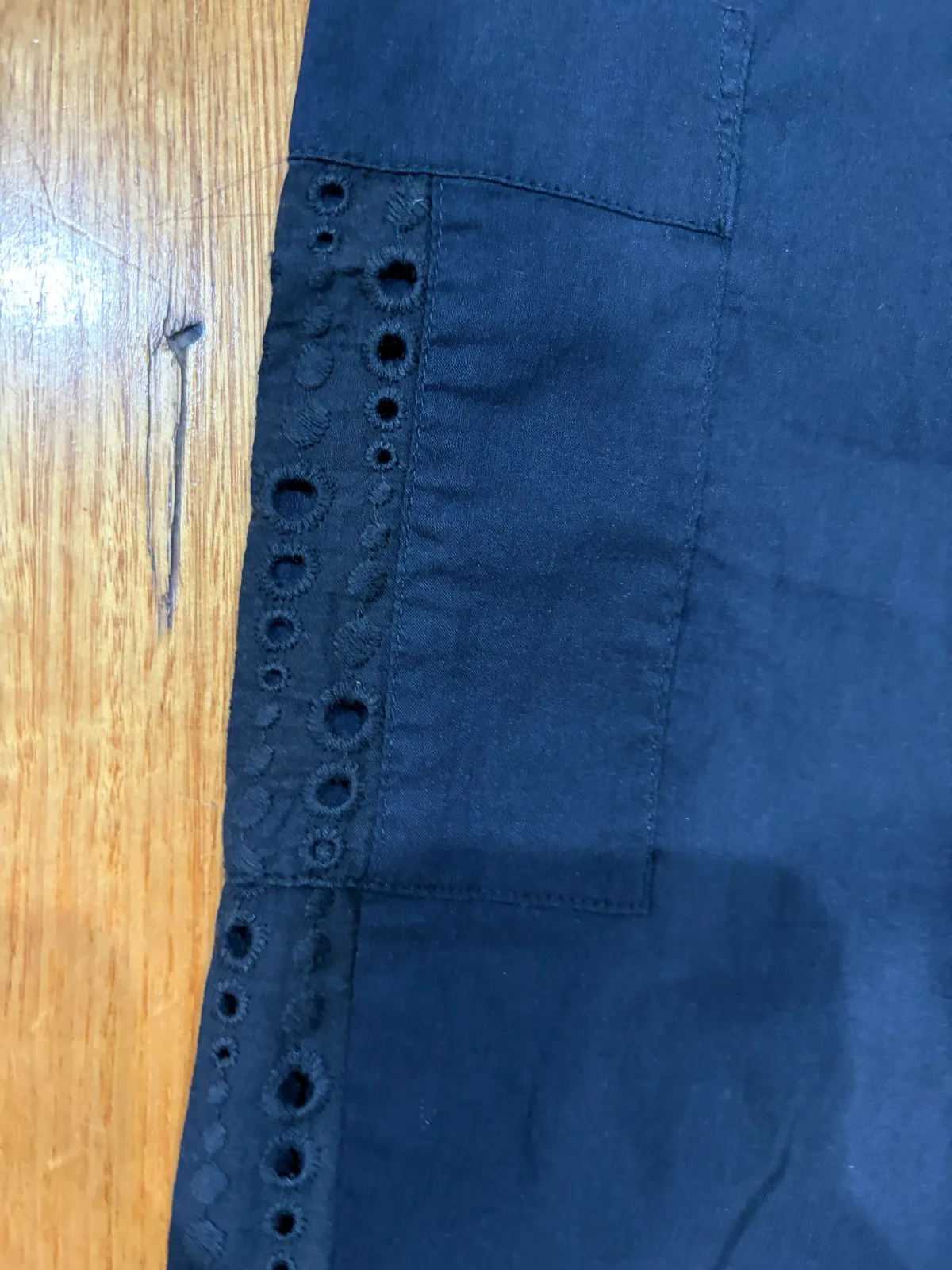 Verge pants with eyelet trim size 10 – photo 2