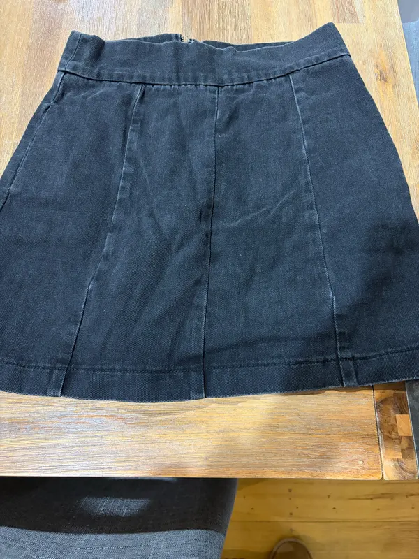 Top shop washed denim skirt size 8