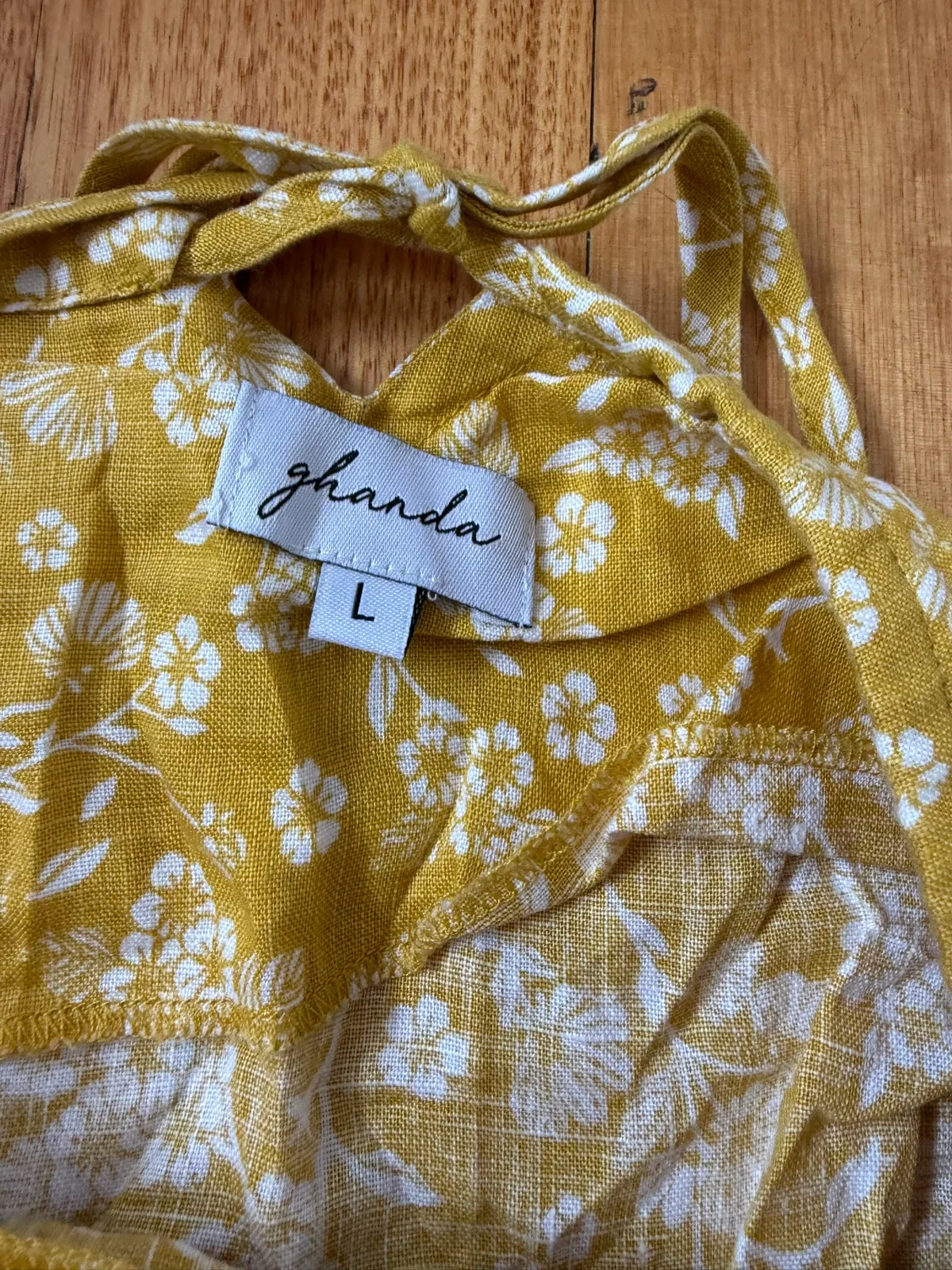 Ghanda floral summer swing dress size L – photo 2