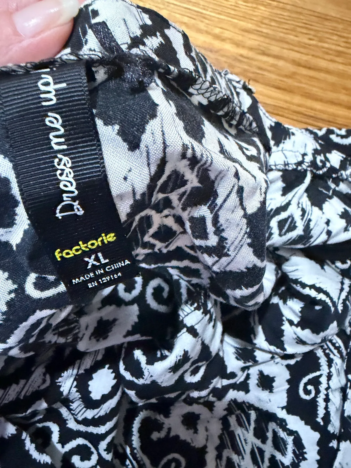 Factorie black and white sundress size xl – photo 2