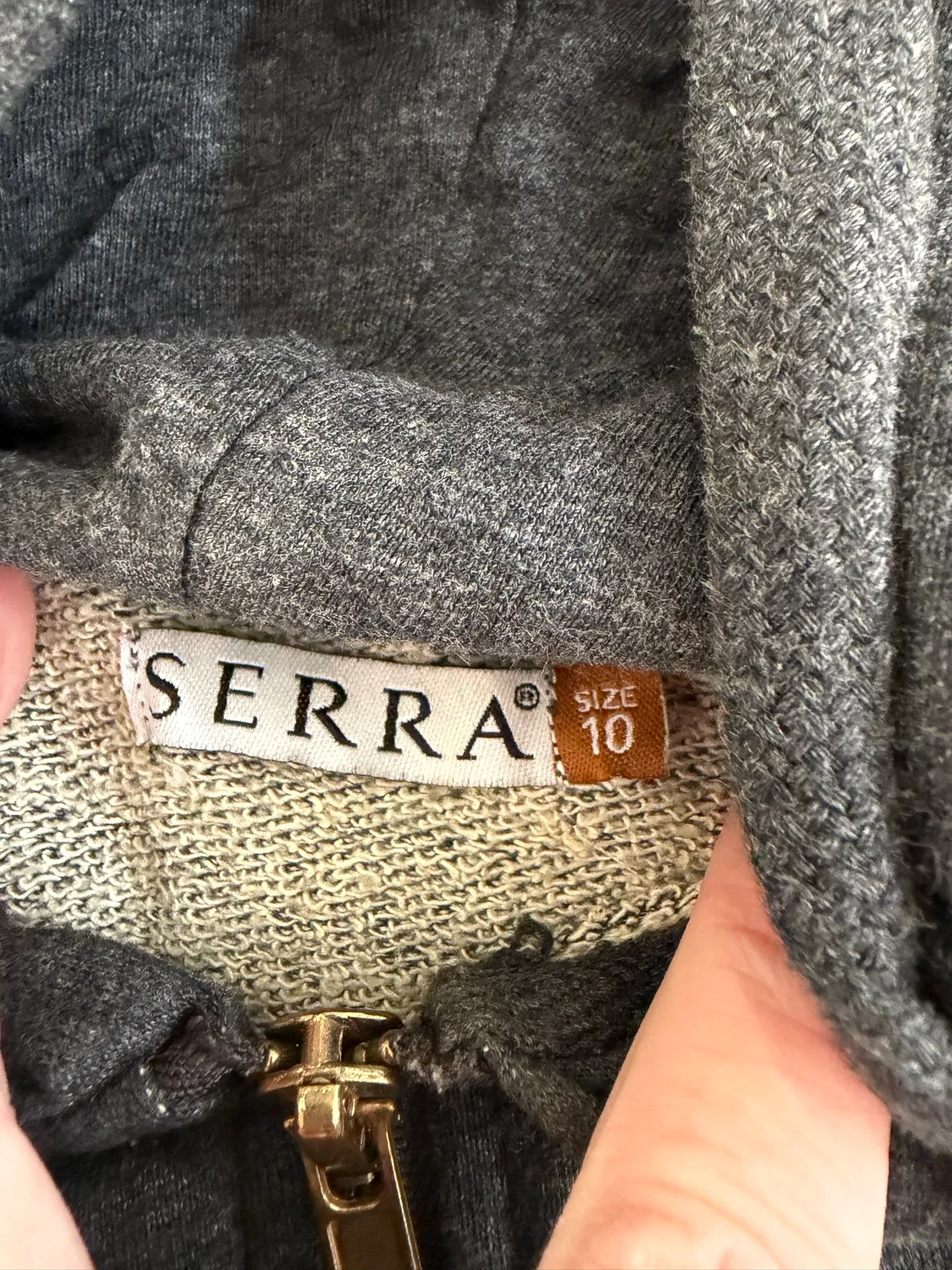 Serra size 10 zip up hoodie – photo 2
