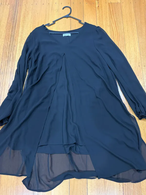 Postie fashions chiffon tunic dress size 14