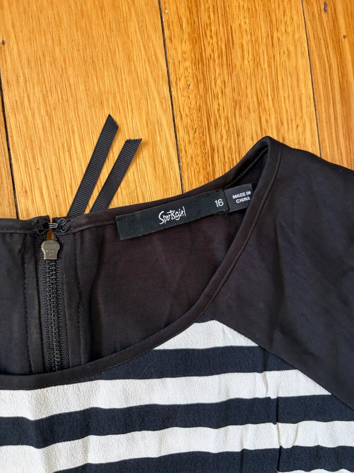 Sportsgirl striped long sleeve top size 16 – photo 2