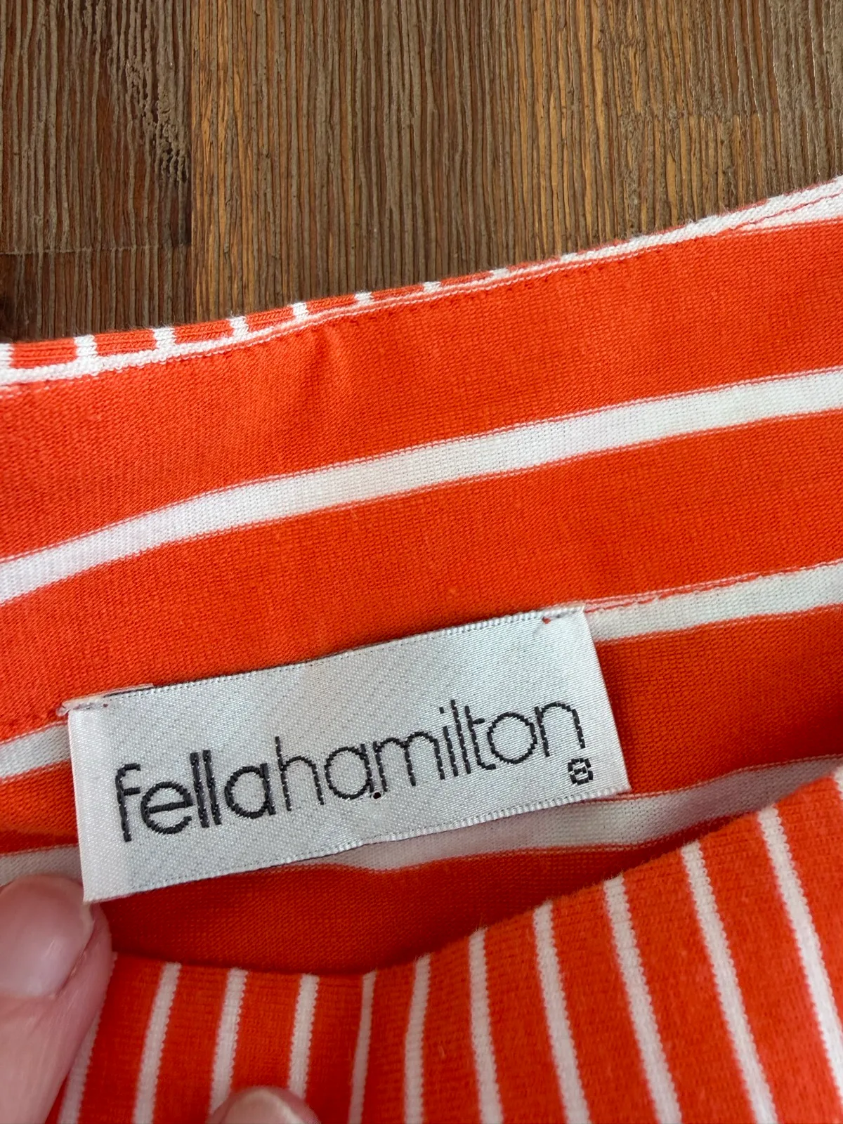 Fella hamilton striped boatneck top size 8 – photo 2