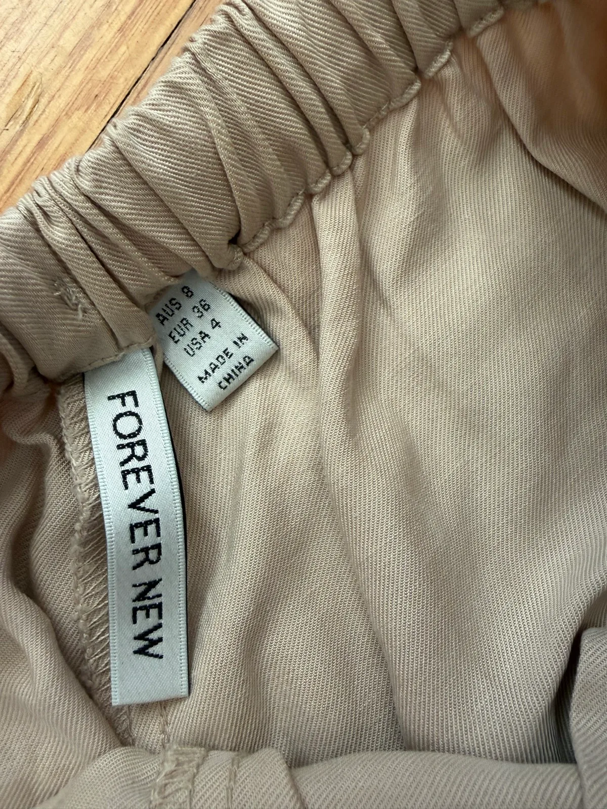 Forever new wide leg utility cargo pants size 8 – photo 3