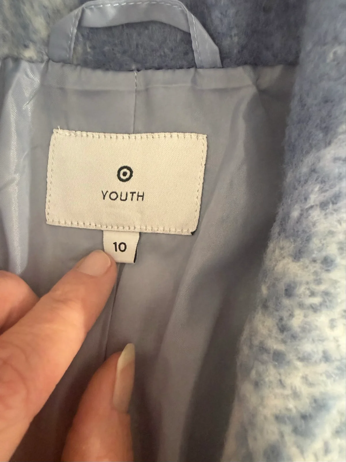 Target longline check jacket youth size 10 – photo 2