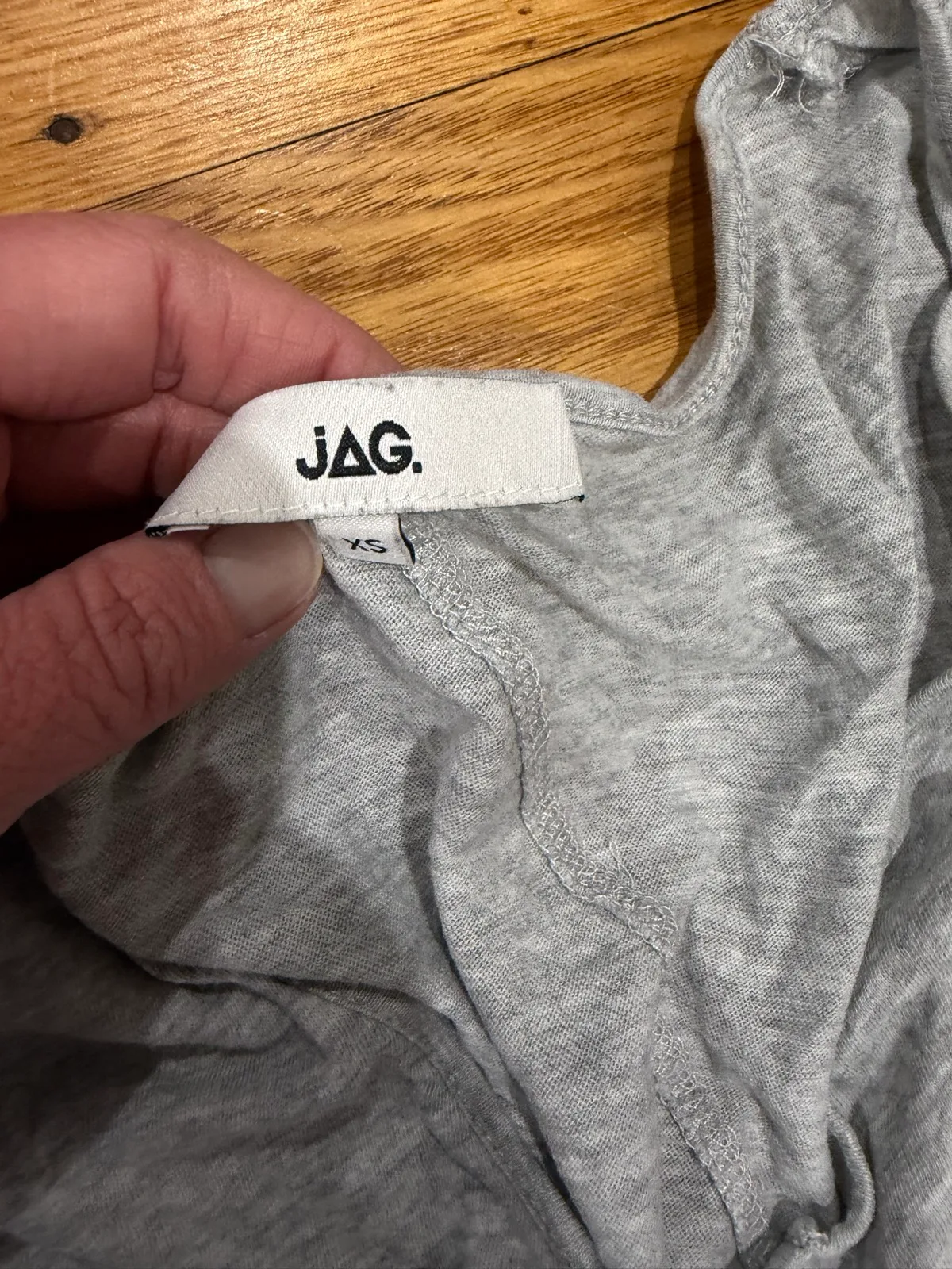 Jag v neck loose fit dolman sleeve top size XS – photo 2