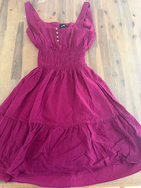 Dotti sleeveless mini linen blend dress size 10