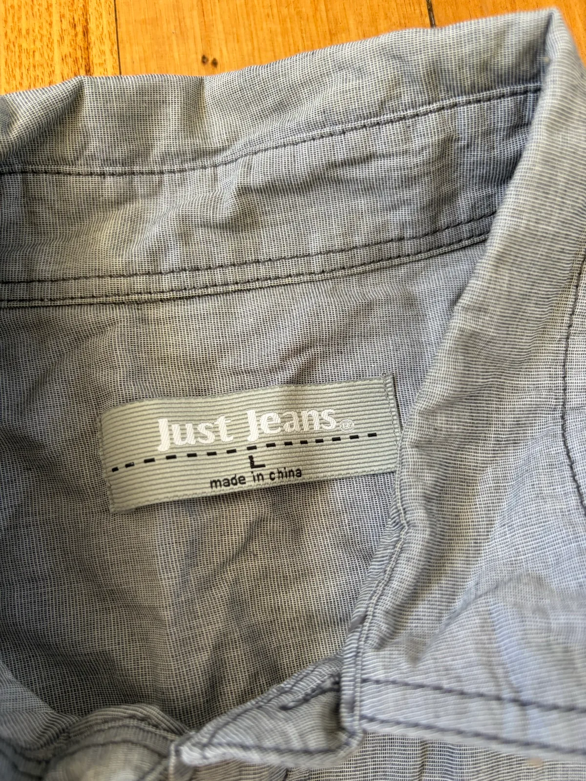 Just jeans grey long sleeve shirt size L – photo 2