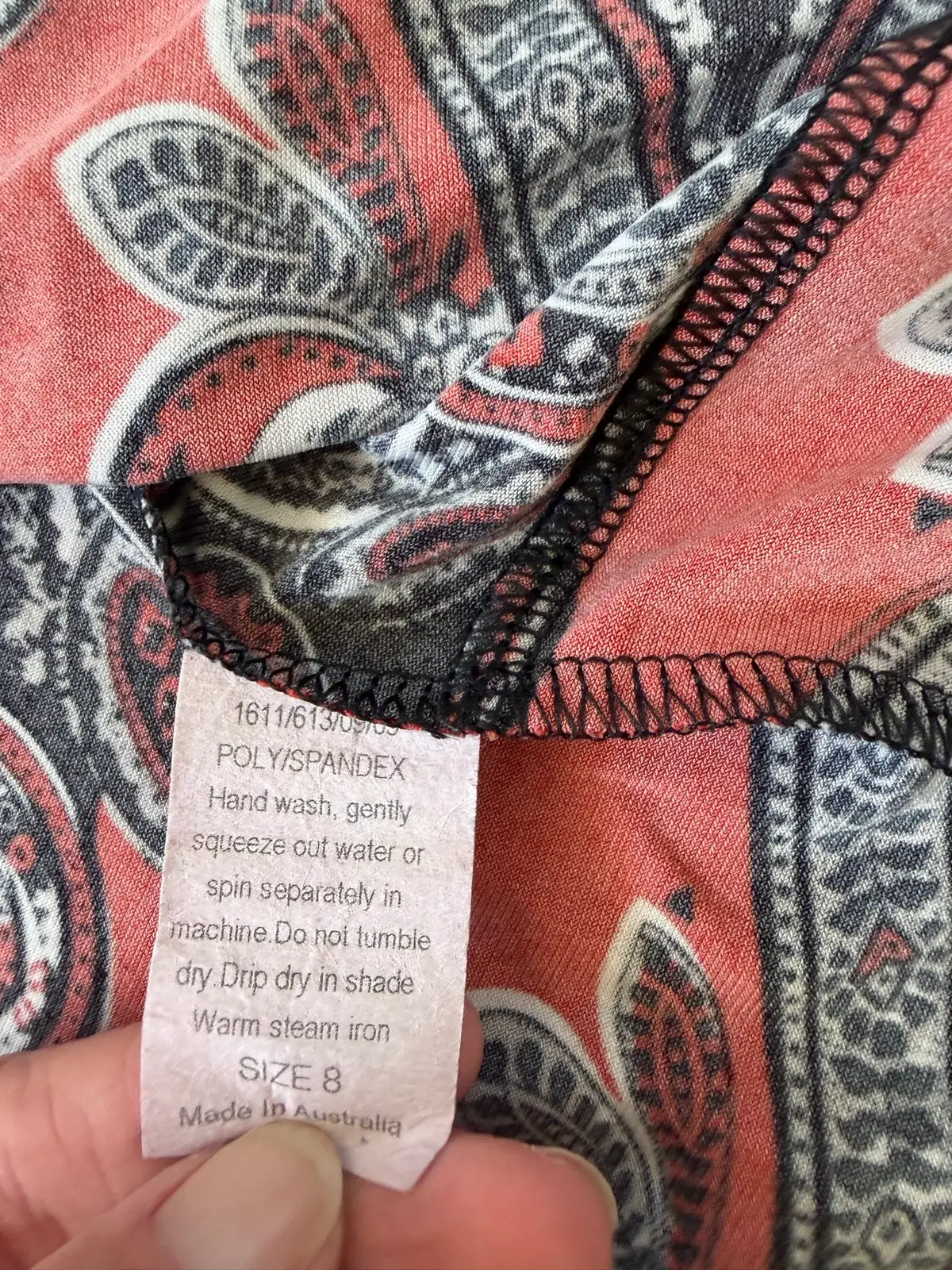 Motto paisley print handkerchief top size 8 – photo 3