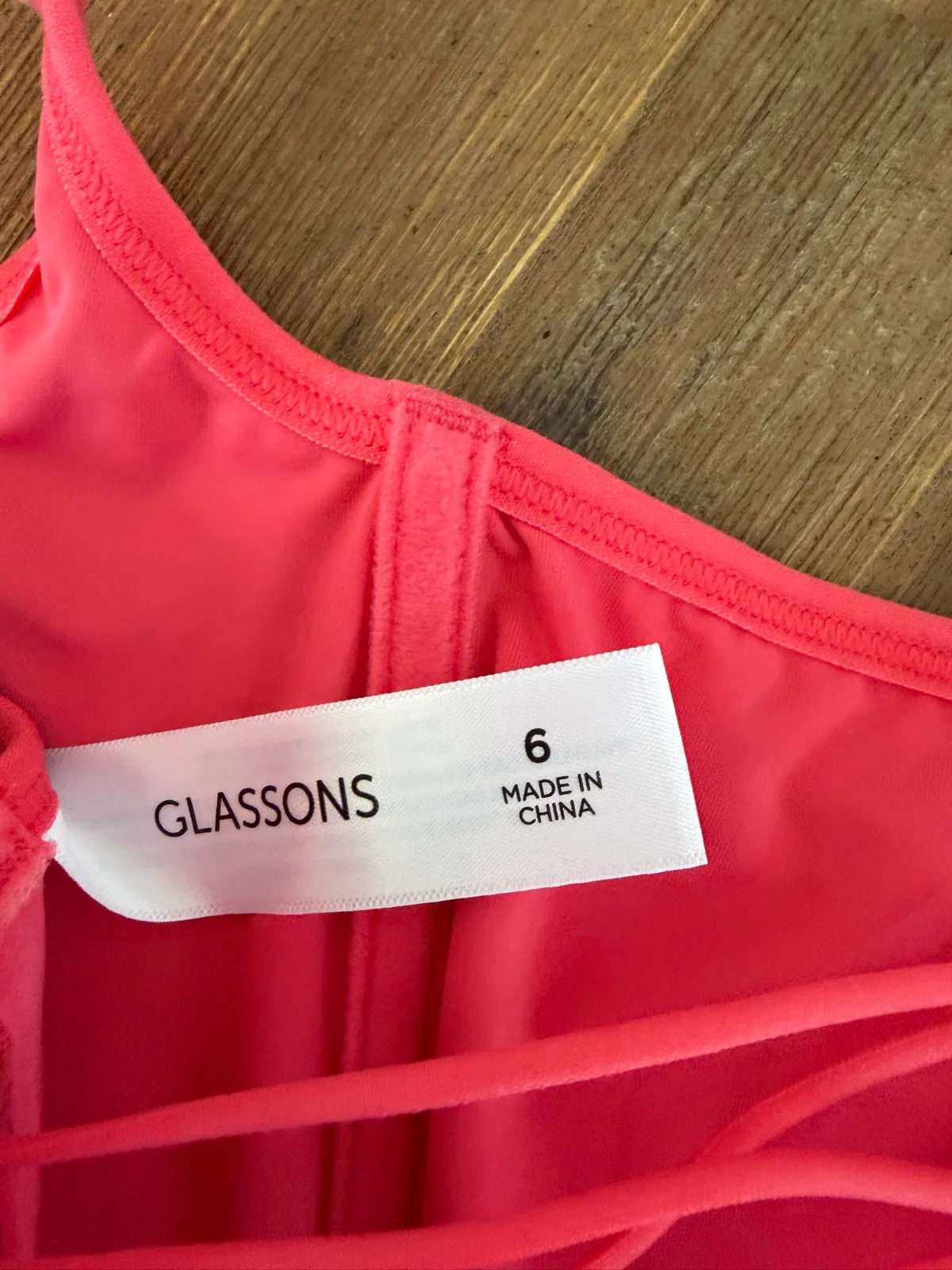 Glassons blurred skies corset top size 6 — photo 3