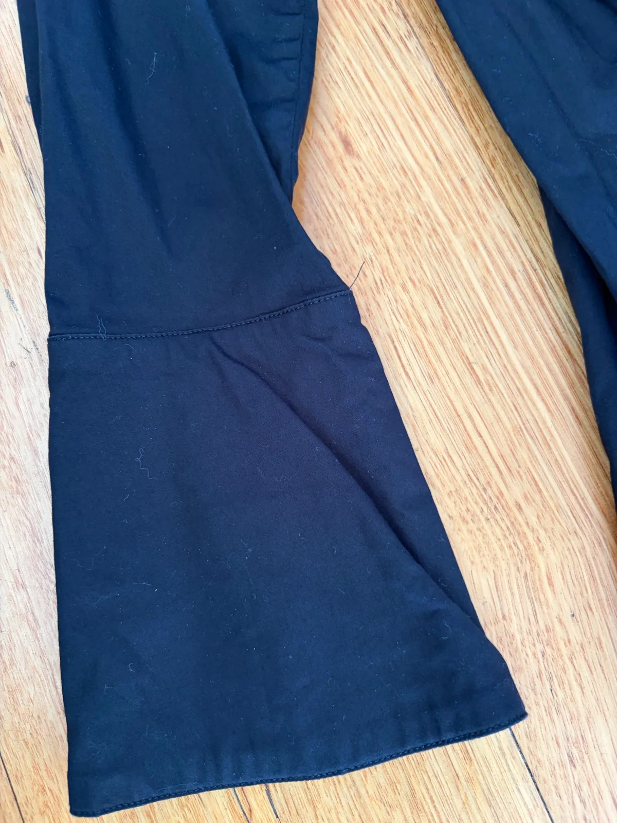 Dazie Black long sleeve tie front shirt dress size 16 — photo 3