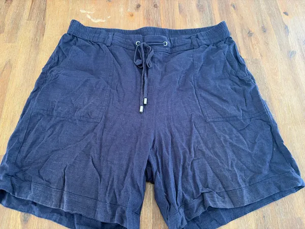 Katies linen blend utility shorts x 2 pairs x 12