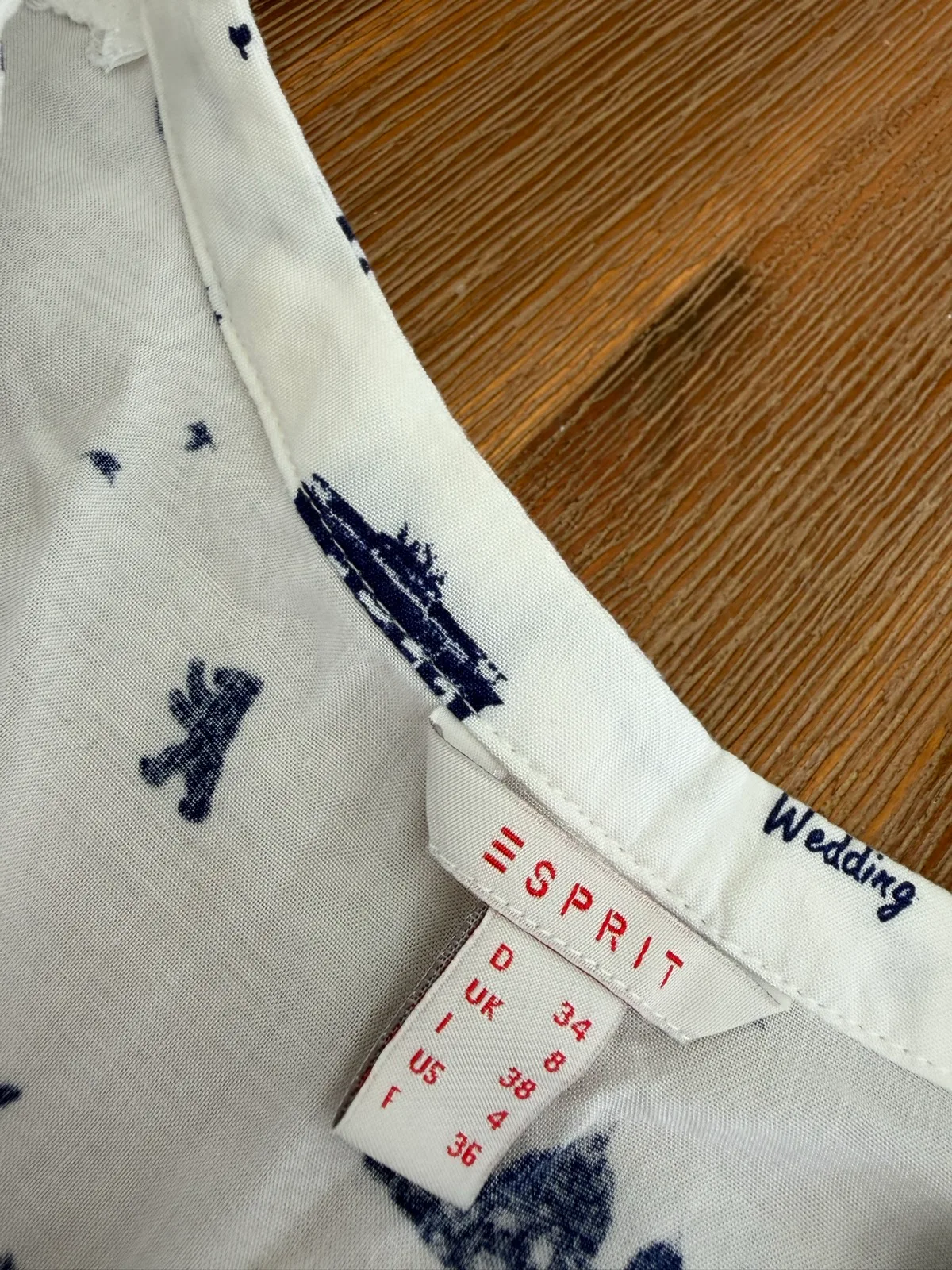 Espirit Berlin city souvenir print blouse size 8 – photo 2