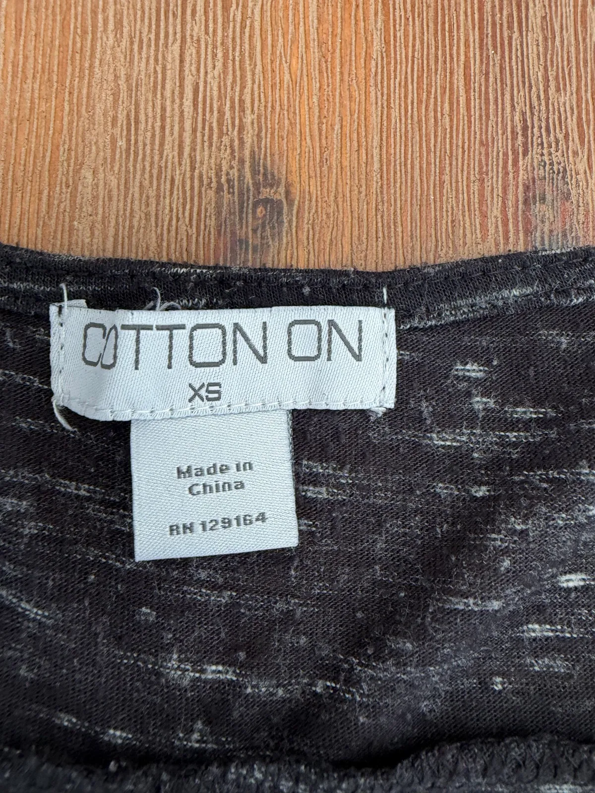 Cotton on black marled open cardi size XS – photo 2