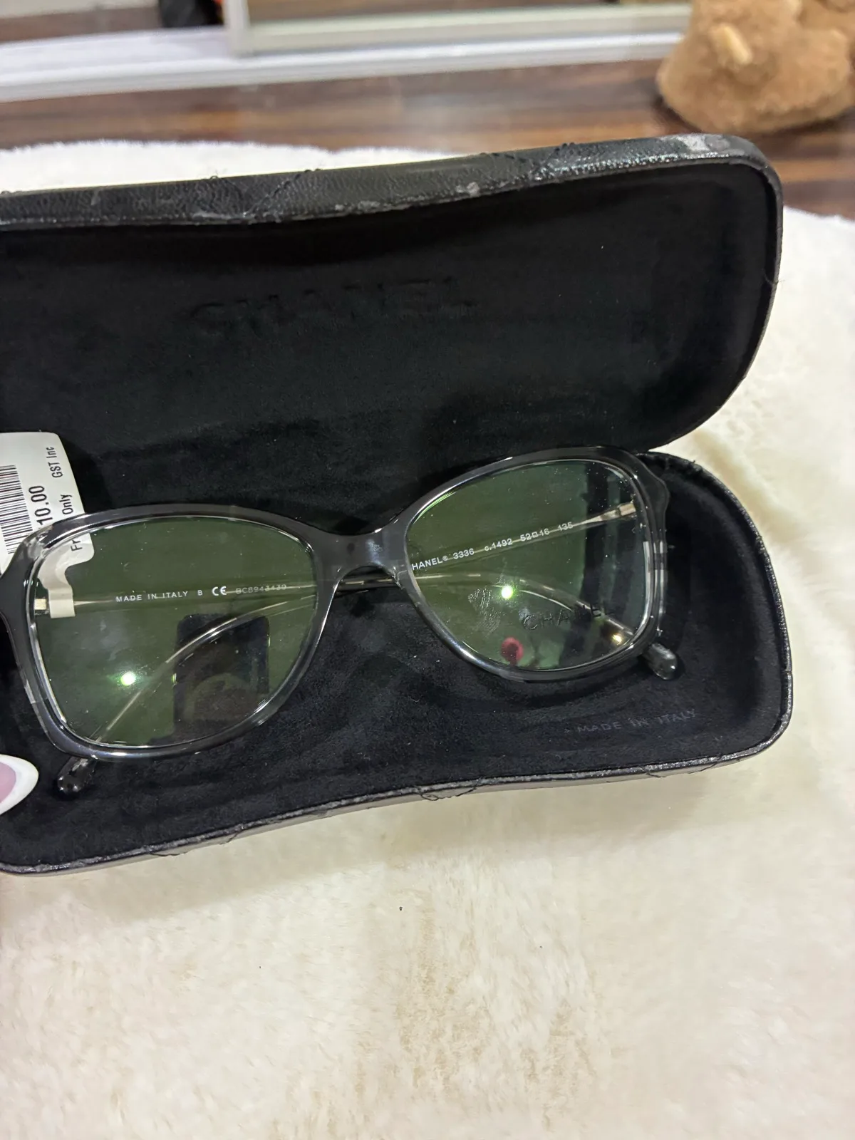 Vintage Chanel black glassesframe with case – photo 5