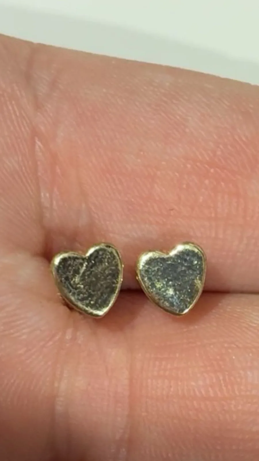 Gold plated stud earrings with different shapes – photo 3