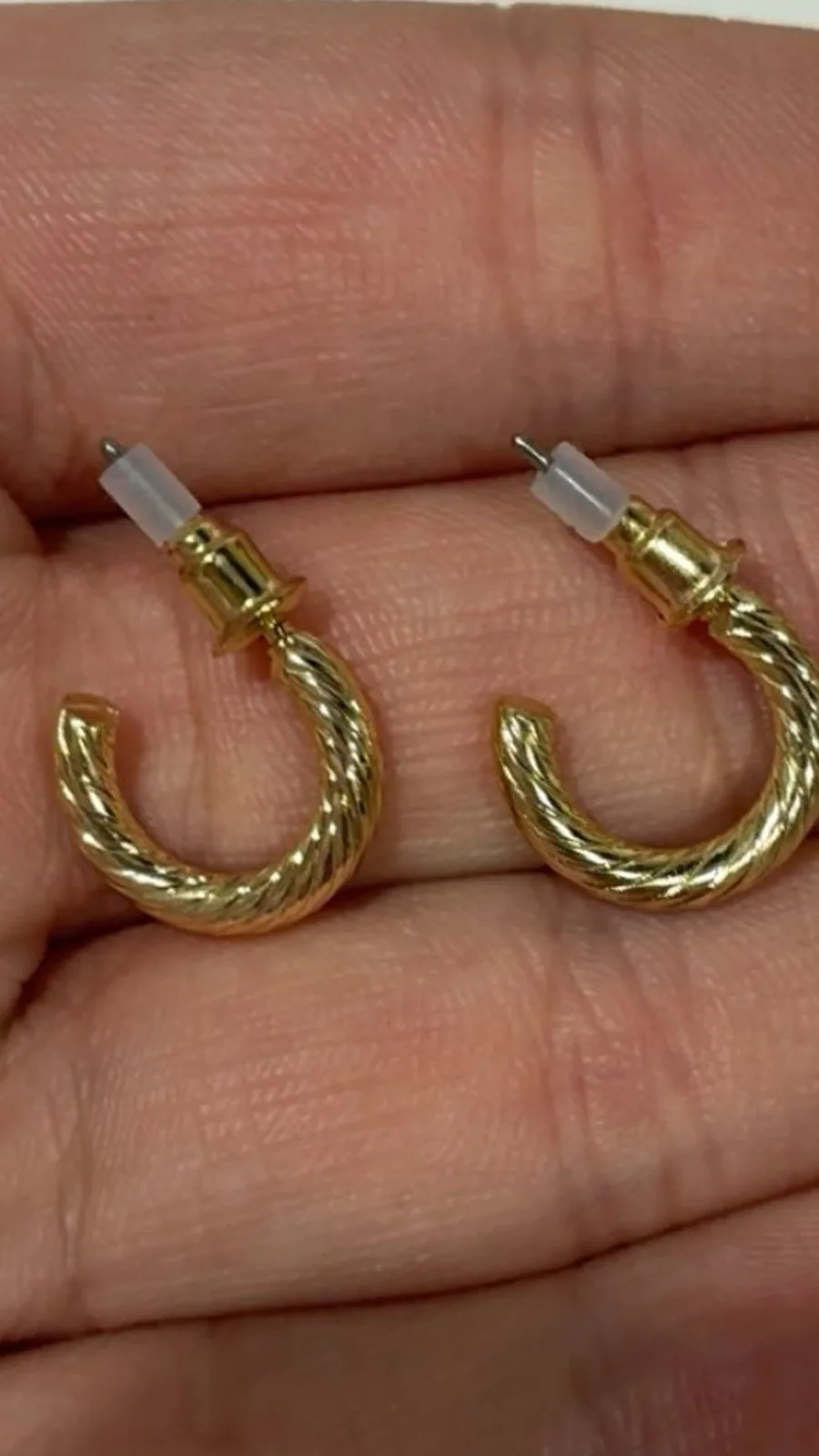 Real gold Plated earrings – photo 6