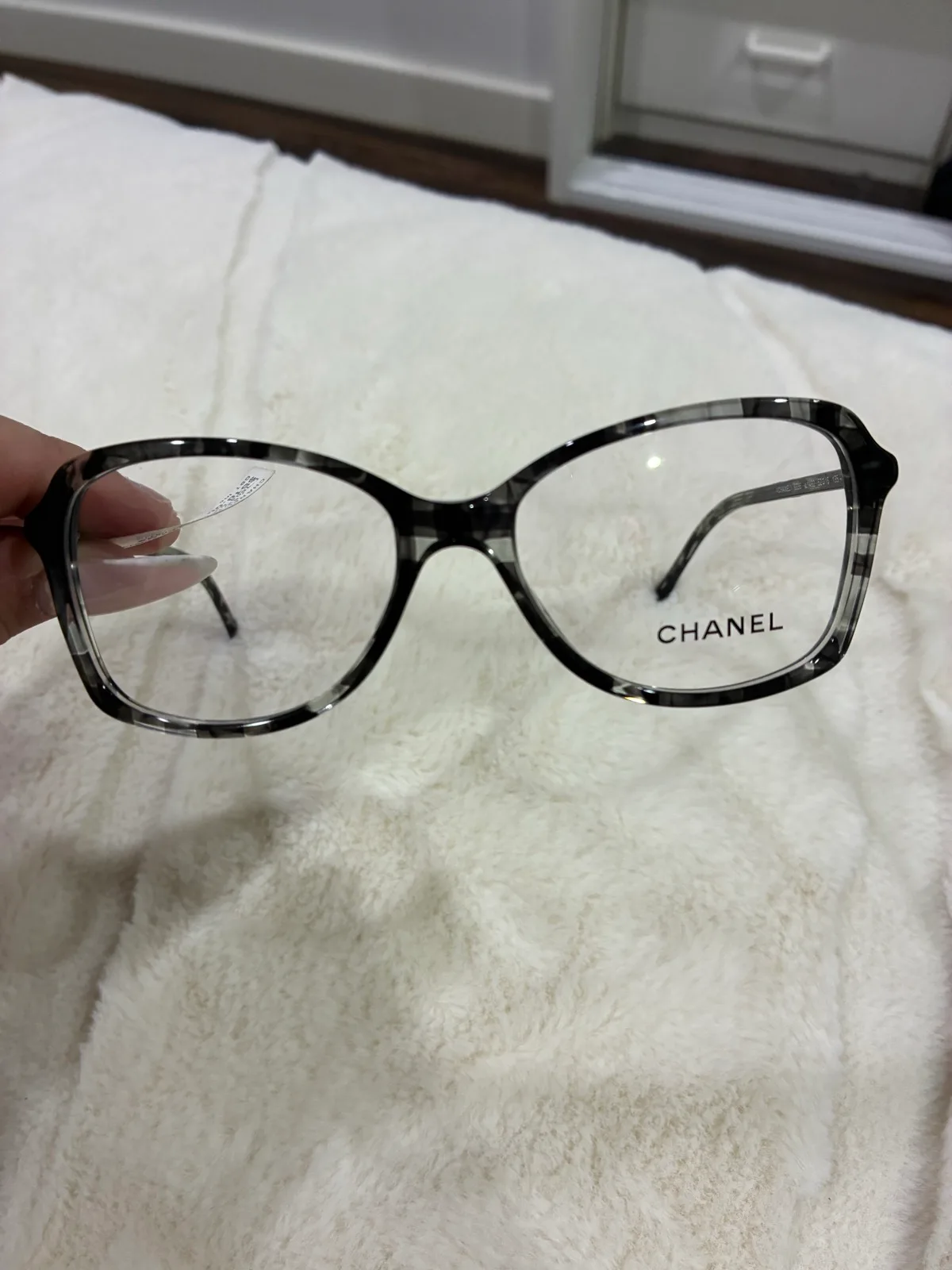 Vintage Chanel black glassesframe with case – photo 2