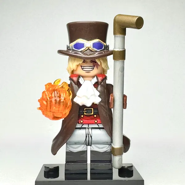 Sabo - One Piece Custom Anime Brick Minifigure (2077)