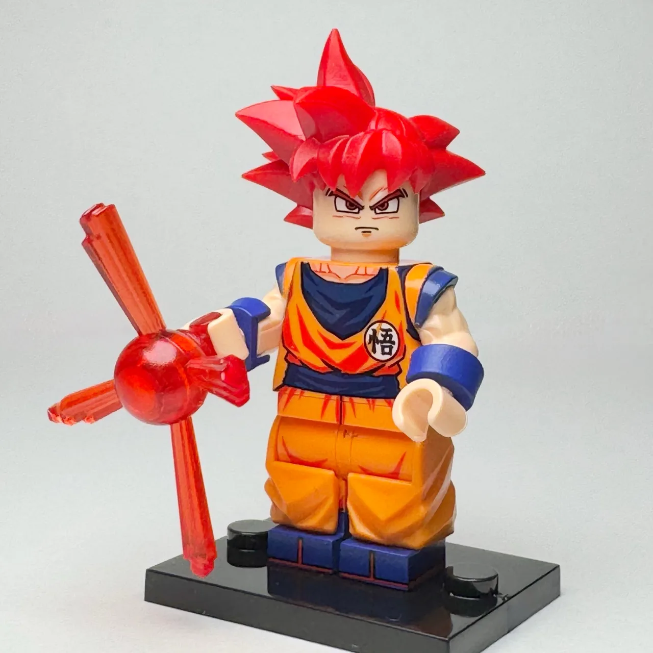 Dragonball Anime - Goku (SSG) Custom Brick Minifigure – photo 2