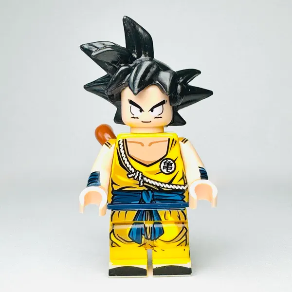 Dragonball Anime - Goku Custom Brick Minifigure