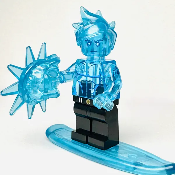 Iceman - Marvel Custom Brick Minifigure