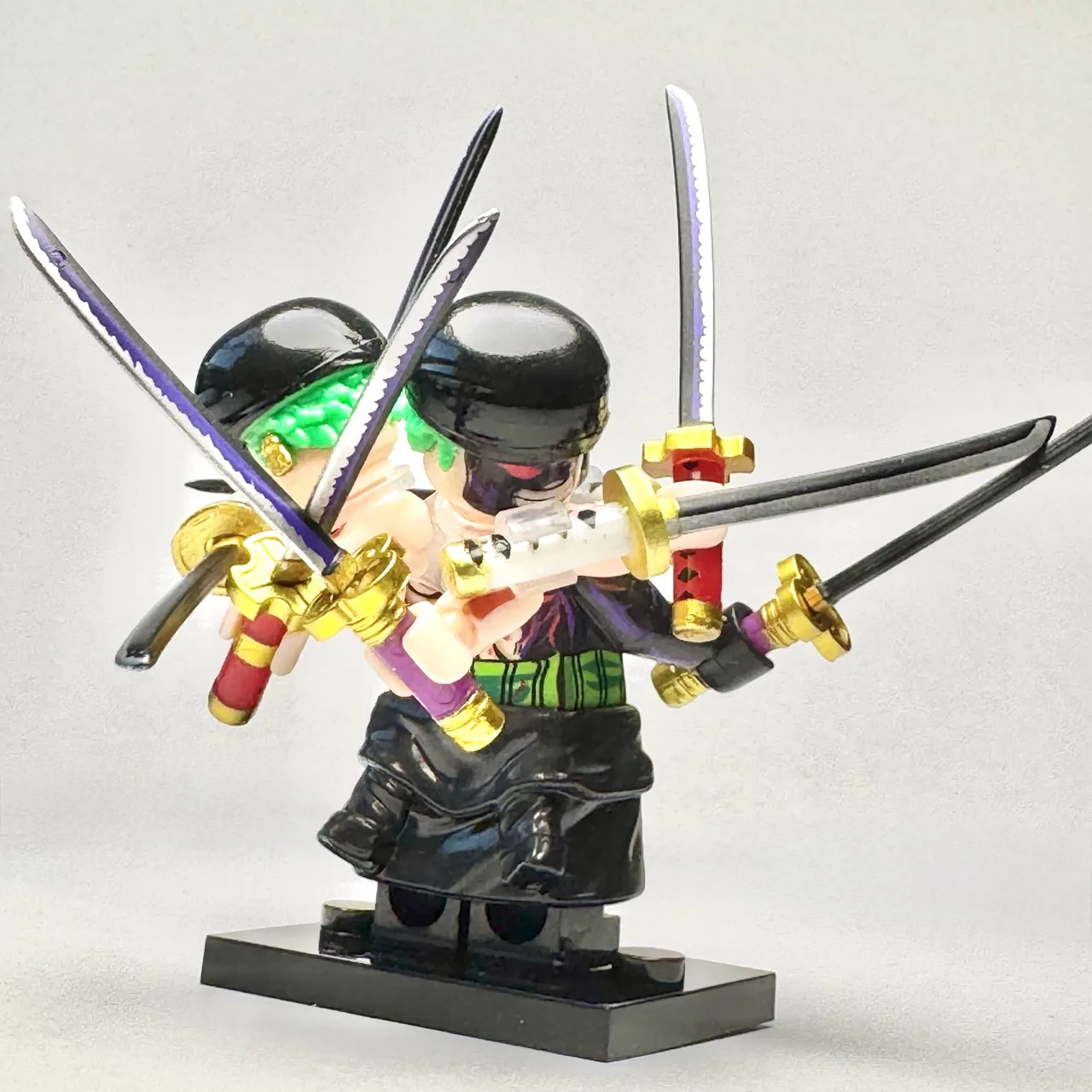 Roronoa Zoro - One Piece Anime Custom Brick Minifigure (661) – photo 3
