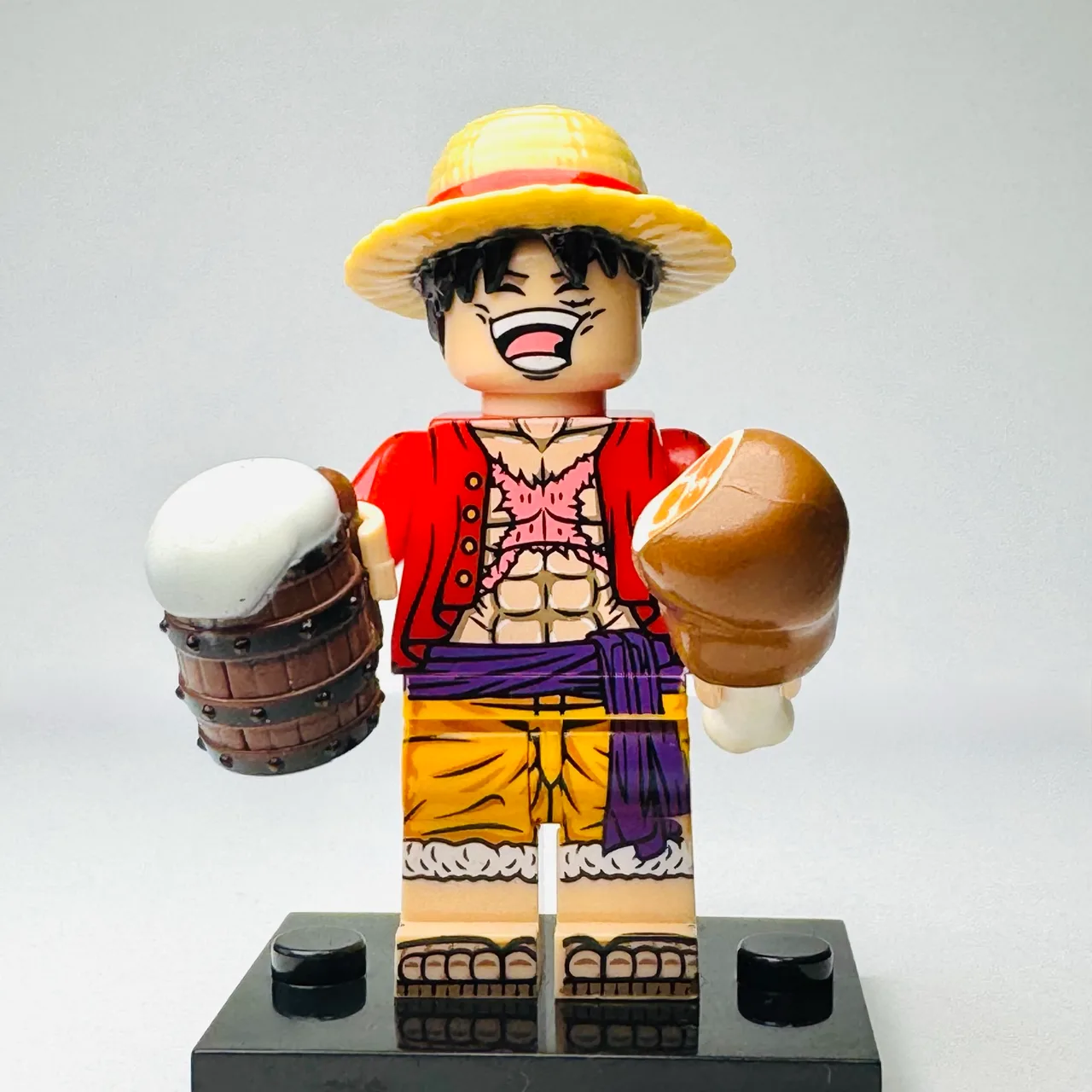 Monkey D. Luffy - One Piece Custom Brick Minifigure (2054) – photo 4