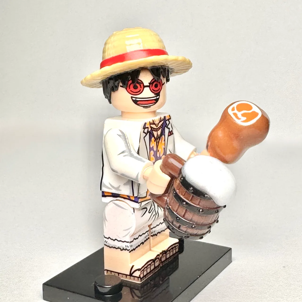 Monkey D. Luffy - One Piece Cistom Brick Minifigure (2078) – photo 2