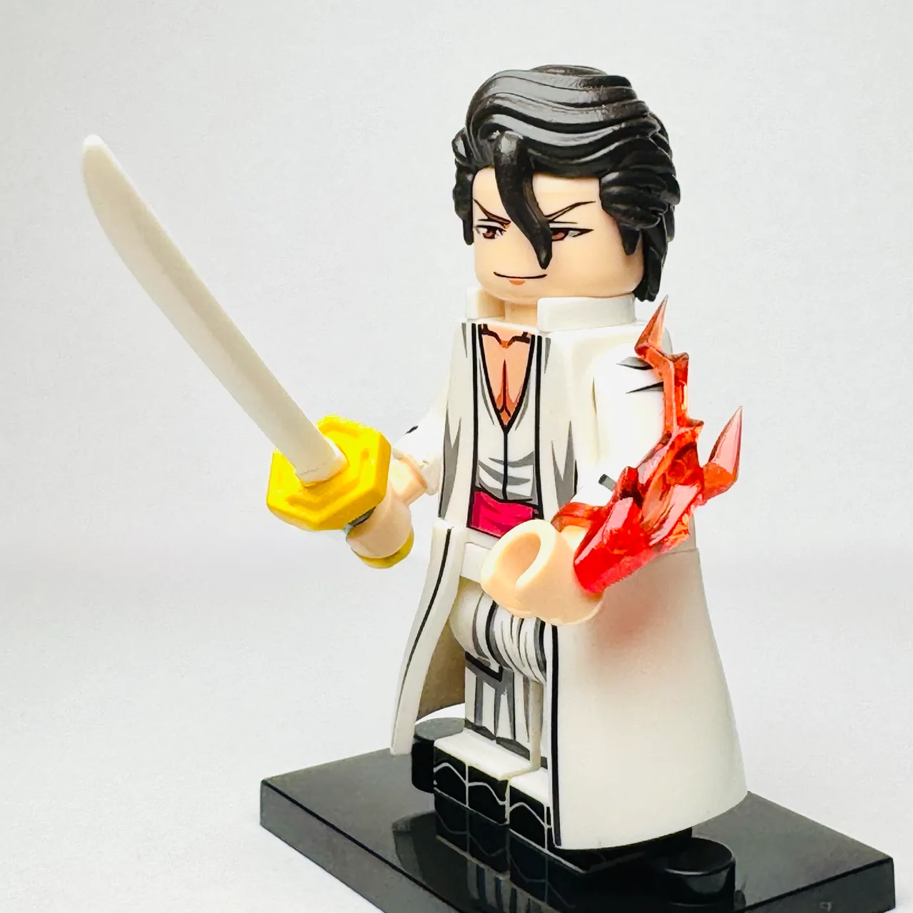 Bleach Anime - Sousuke Aizen Custom Brick Minifigure – photo 2