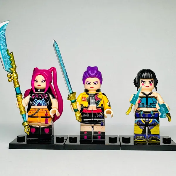 K-pop Demon Hunters (Set of 3) - Custom Minifigures
