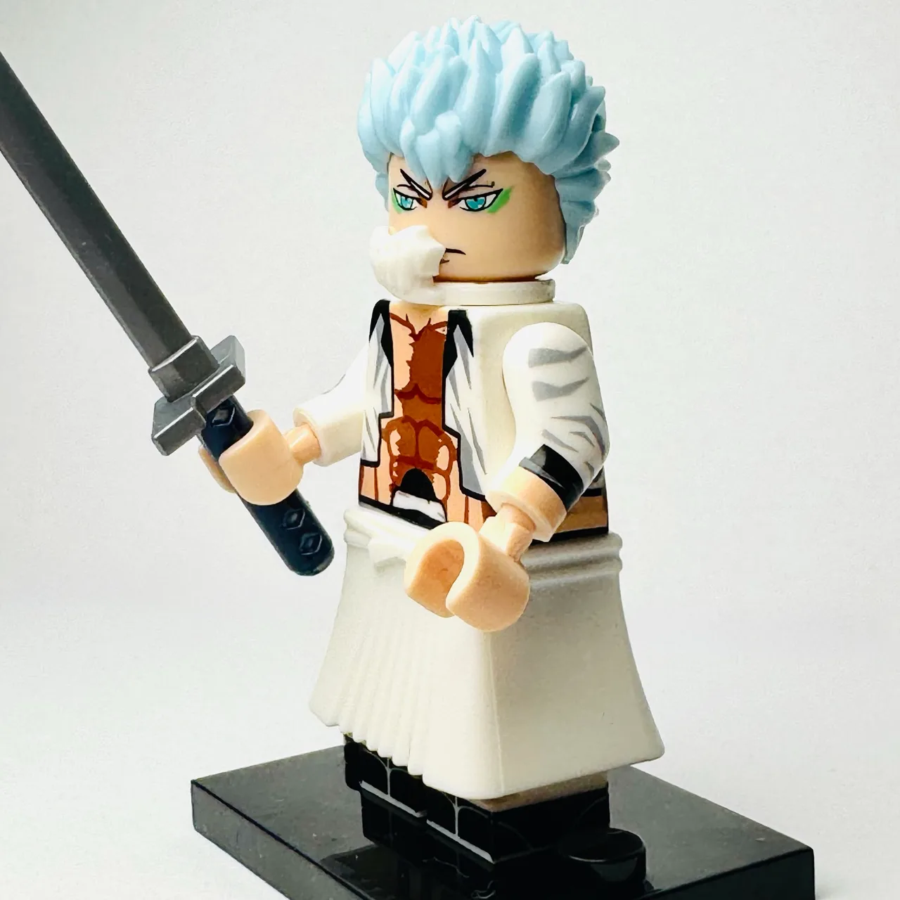 Bleach Anime - Grimmjow Custom Brick Minifigure – photo 4